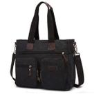 Bolsa feminina Tolfe com alça superior, bolsa de ombro de lona