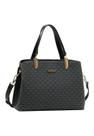 Bolsa Feminina Tote Transversal Chenson 3485624 Monograma Cor:Preto Bolsa Feminina Tote Transversal Chenson 3485624 Monograma Cor:Preto