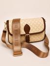 Bolsa Feminina Transversal Bella Paulla Monograma Elegance