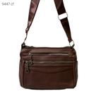 Bolsa Feminina Transversal Casual Super Leve com Bolsos e Divisões 9447 Cor:Azul