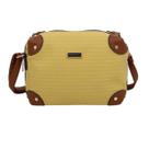 Bolsa Feminina Transversal Chenson CG84671 Textura Delicada Cor:Amarelo