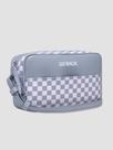 Bolsa Feminina Transversal Cinza Crossbody Chess