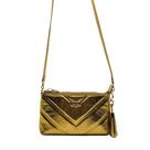 Bolsa Feminina Transversal de Couro Bolso Interno Matelassê Cores Andreia Ribeiro