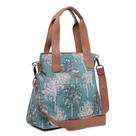 Bolsa Feminina Transversal E De Mão Em Lona Verde Coqueiro Bolsa Feminina Transversal E De Mão Em Lona Verde Coqueiro