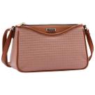 Bolsa Feminina Transversal Elegante Prática Textura Chenson