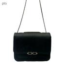 Bolsa Feminina Transversal Inspiração Luxo com Alça de Corrente e Tampa 6319 Cor:Vinho