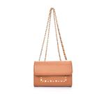 Bolsa feminina transversal macadamia mc125 tachas