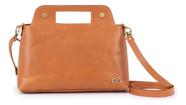 Bolsa Feminina Transversal/mão Couro Legítimo Média Tiracolo