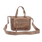 Bolsa Feminina Transversal Mão Ombro Estilosa Prática Casual Aba Verniz Ana Hickmann