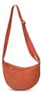 Bolsa Feminina Transversal Média Meia Lua Tecido Espaçosa