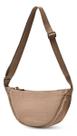 Bolsa Feminina Transversal Média Meia Lua Tecido Espaçosa
