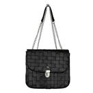 Bolsa Feminina Transversal Média Preta Magicc Bolsas B-233