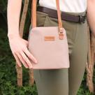 Bolsa Feminina Transversal Mini Couro Legítimo