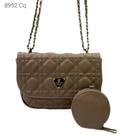 Bolsa Feminina Transversal Ombro Matelassê com Porta Moedas 8952 Bolsa Feminina Transversal Ombro Matelassê com Porta Moedas 8952