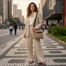 Bolsa Feminina Transversal Reforçada Pequena Zíper Expansivo Resistente Reforçada Bolsa Feminina Transversal Reforçada Pequena Zíper Expansivo Resistente Reforçada