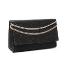 Bolsa Feminina Venuto Models Pequena Festa Brilho Alça Corrente Fina Casamento Festas