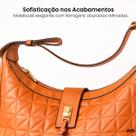 Bolsa Feminina Versátil Matelassê com Fecho Seguro e Alça Confortável