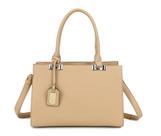 Bolsa Feminina Veryrio Média Elegante Alça de Ombro Cor: Bege