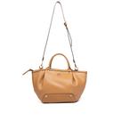 Bolsa Feminina WJ Satchel Tote Grande Tressê Caramelo Bolsa Feminina WJ Satchel Tote Grande Tressê Caramelo