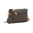 Bolsa FemininaTransversal Chenson CG85408 Monograma Elegance Cor: Café