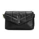 Bolsa Feminino Vizzano Napa Calf Espaçosa Moderna Preto