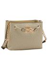 Bolsa Ferragem Chic - Transversal - Bege - Chenson