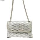Bolsa Festa Clutch Social com Brilho / Noite / Casamento / Balada Alça de Corrente 3755