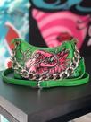 Bolsa Flamingo Estilo Baguete Pequena