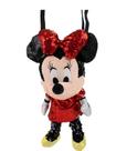 Bolsa Formato Pelúcia Minnie Lantejoulas 30cm - Disney