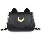 Bolsa FZ FANTASTIC ZONE Moon Luna Cat em couro gótico Bolsa FZ FANTASTIC ZONE Moon Luna Cat em couro gótico