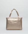 Bolsa g Couro Alice - Prata Velho Bolsa g Couro Alice - Prata Velho