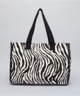 Bolsa g Lona Zebra - Preto