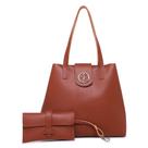 Bolsa GABI Feminina Caramelo Marca Josy Anny Tira Colo De Ombro + Carteira