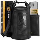 Bolsa Gardava Faraday, bolsa Shield de nível militar, gaiola EMP impermeável, bolsa seca para laptops e telefones, bolsas Faraday grandes Go Dark