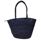 Bolsa Grande Artesanal Ombro Grande Cor:azul Escuro Bolsa Grande Artesanal Ombro Grande Cor:azul Escuro