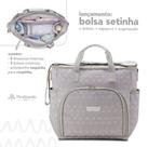Bolsa Grande Cinza. Coleção Setinha.