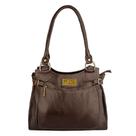 Bolsa grande de couro Lúcia café Feminino