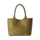 Bolsa Grande De material vegano Trançada Para Mulheres, Bolsa De Praia De Verão, Bolsa De Ombro