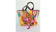 Bolsa Grande Indiana De Patchwork Colorida - Cod.020