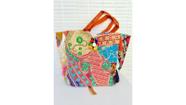 Bolsa Grande Indiana De Patchwork Colorida - Cod.021