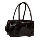 Bolsa Grande Linea Bella 6094 Cor:Marrom Escuro