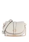 Bolsa Guess Mini Carrie Flap Crossbody Cinza - VG989678
