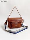 Bolsa Hc de Couro na Cor Marrom