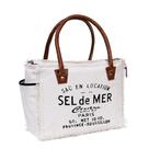 Bolsa Hobo CREATIVE LEATHER ART Sel De Mer Canvas para mulheres