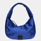 Bolsa Hobo de Cetim Azul Bolsa Hobo de Cetim Azul