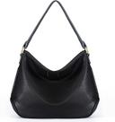 Bolsa Hobo Montana West em material vegano macio MWC-085BK para mulheres Bolsa Hobo Montana West em material vegano macio MWC-085BK para mulheres