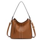 Bolsa Hobo Montana West MWC-128-BR para mulheres em material vegano