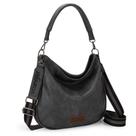 Bolsa Hobo Wrangler WG129-1022GY para mulheres em material vegano Bolsa Hobo Wrangler WG129-1022GY para mulheres em material vegano
