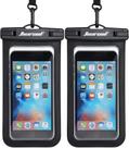 Bolsa impermeável para telefone Hiearcool Universal Case iPhone preta