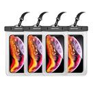 Bolsa impermeável para telefone Newppon, pacote com 4 unidades IPX8, flutuante de 7,2 polegadas Bolsa impermeável para telefone Newppon, pacote com 4 unidades IPX8, flutuante de 7,2 polegadas